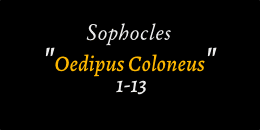 title of the work in black background
